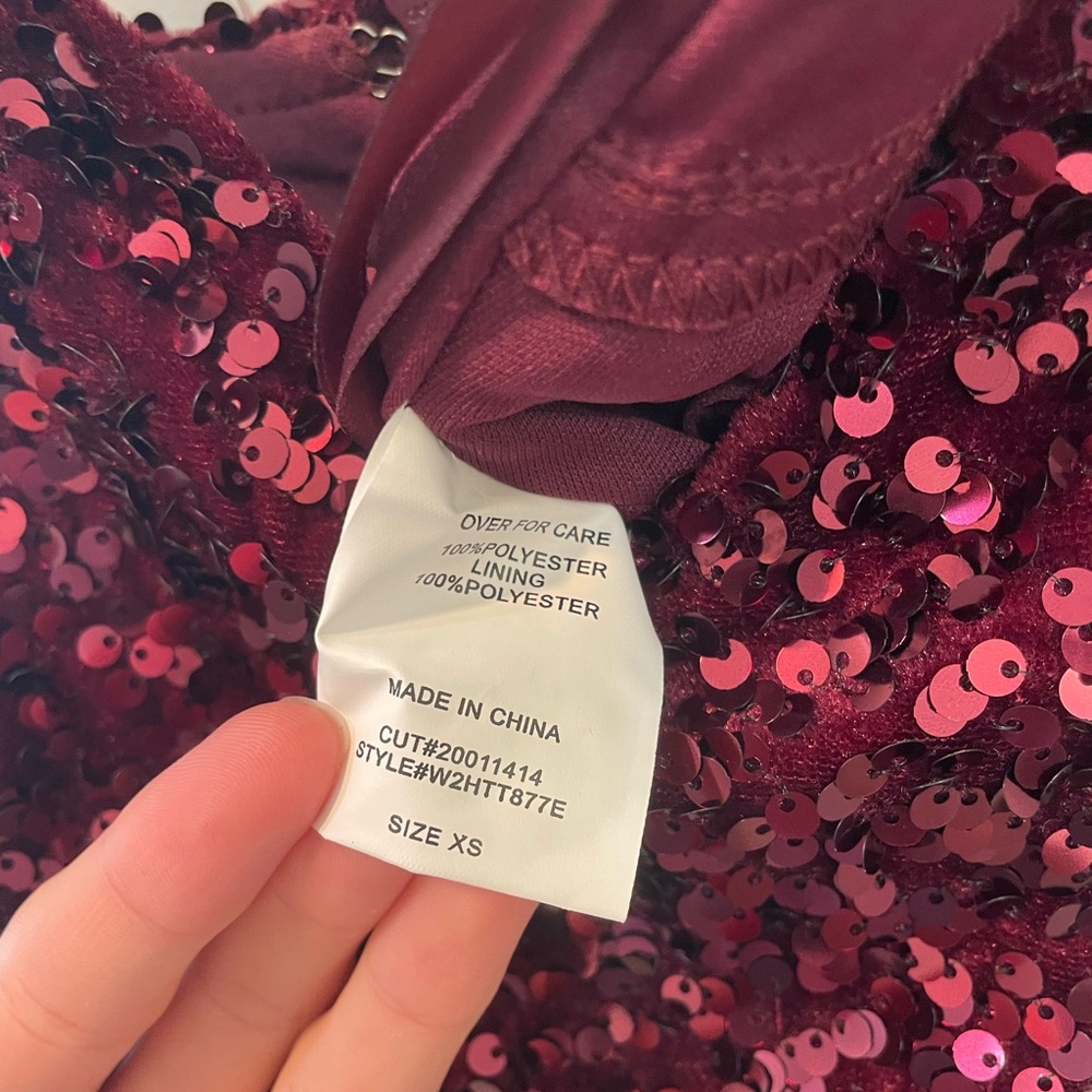 Kathy Iridescent Sequin Mini Dress - Picture 6 of 6